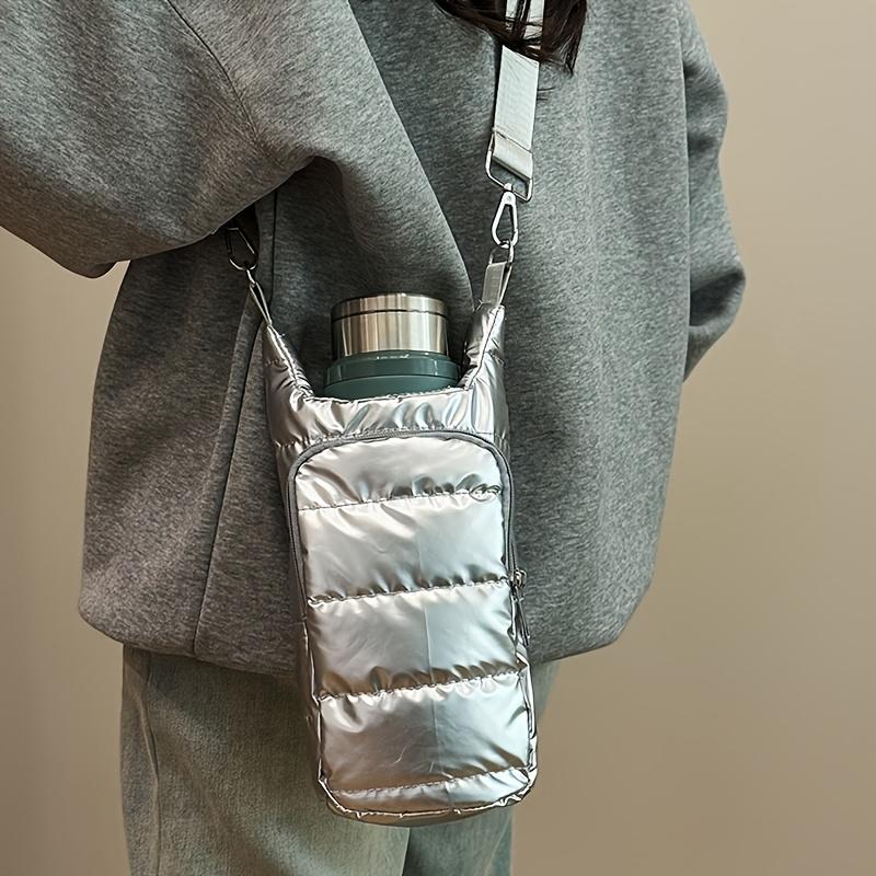 Multifunctional Sport Water Bottle Holder, Portable Bicycle Water Pouch & Casual Small Square Crossbody Shoulder Bag for Outdoor