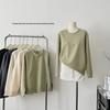 Women's Waffle Knit Hoodie 2023: Korean Style, Trendy Fake Two-Piece, Loose Slimming Fit for Autumn/Winter