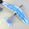 37*46cm Elastic Rubber Band Powered DIY Flying Plane Airplane Glider  For Children