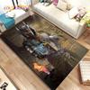 HD Egypt Death Anubis Mythology Horus Area Rug,Carpet for Home Living Room Bedroom Sofa Doormat Kitchen Decor,Non-slip Floor Mat