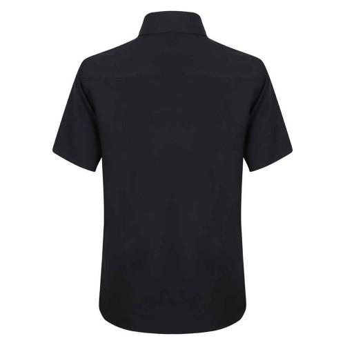 Henbury Womens/Ladies Wicking Short-Sleeved Shirt