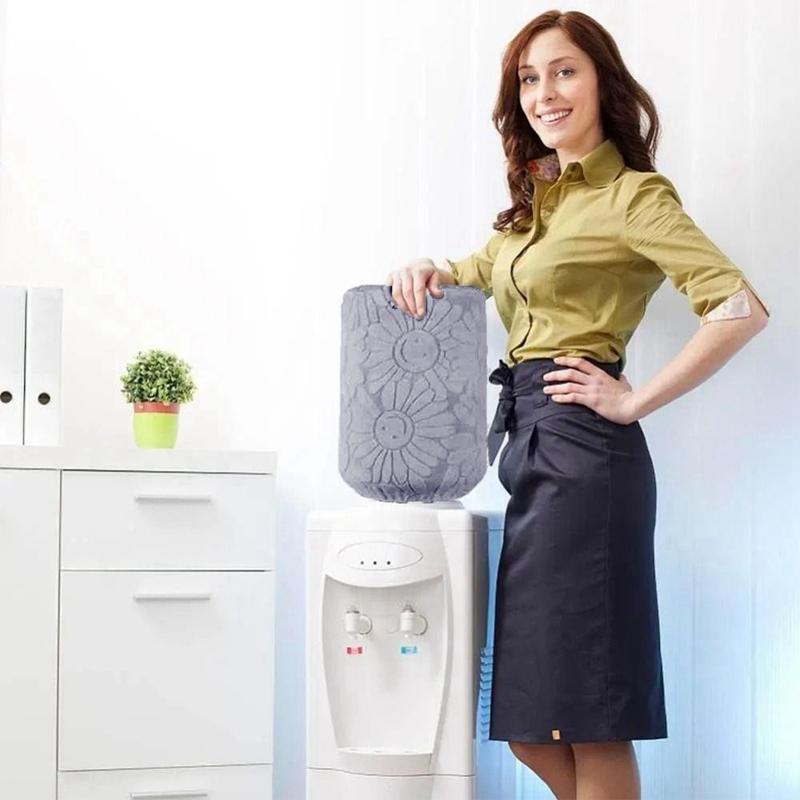 Water Dispenser Dustproof Cover 5 Gallon Water Bottle Cover High Stretchy Elastic Protective Water Jug Cover Suit For Home