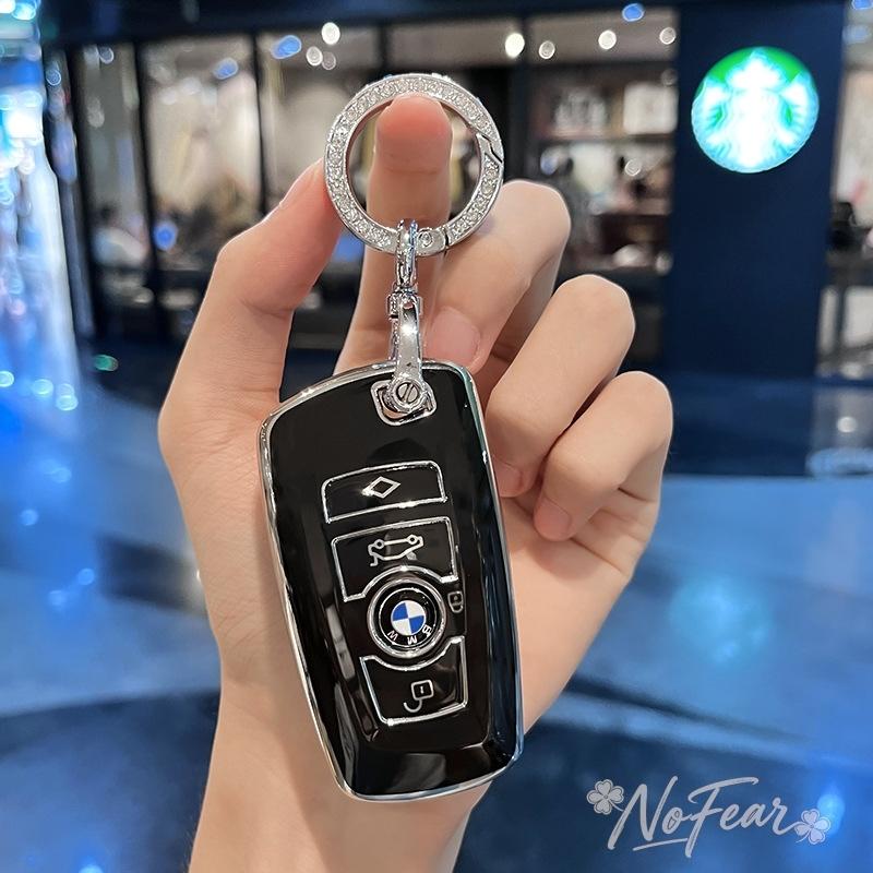 TIIU6 Car Remote Key Case Cover Protector For BMW 1 2 3 4 5 6 7 Series X1 X3 X4 X5 X6 F36 F25 F26 F30 F34 F10 F07 F20 Z10 Car stickers