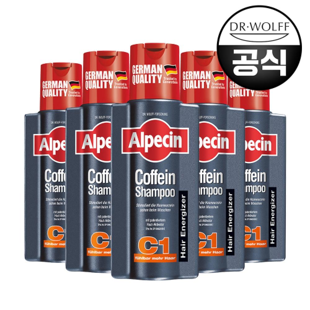 Alpecin Alpecin Шампунь с кофеином C1 Укрепление волос 250 мл X 5 NONE