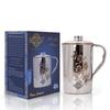 Steel Copper Floral Design Jug Pitcher with Lid, Storage & Serving Water, Beneficial for Health, Volume-1500 ML