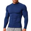 Men's Compression Long Sleeve Shirt Workout Fitness Running Athletic Quick Dry Sweat Wicking High Stretch Performance T Shirt