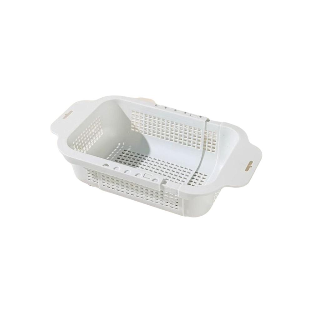 Extendable Vegetable Fruit Drainer Collapsible Storage Wash Drainer Basket For Home Use