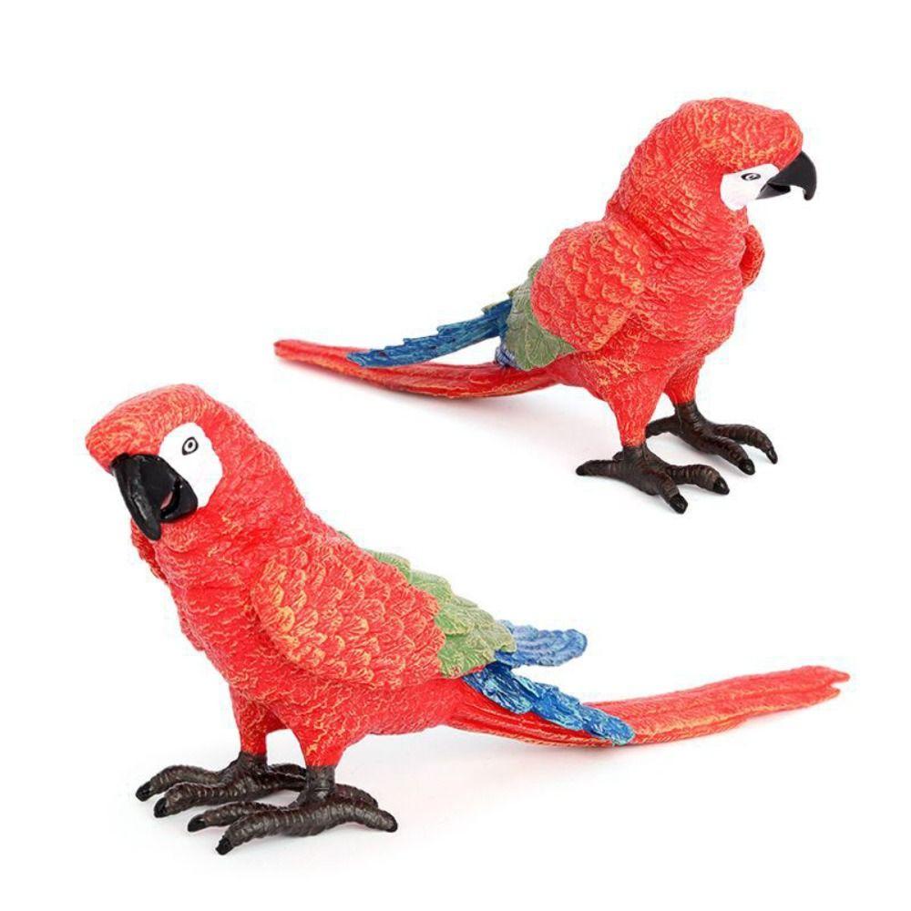 Creative Artificial Parrot Model Cute Lawn Figurine Miniature Landscape Ornament Bird Statue  Gift