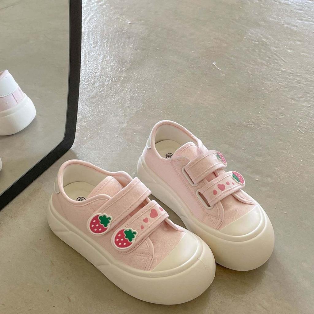 Summer Canvas Shoes Breathable Board Shoes Women's New Platform Student Bread Shoes