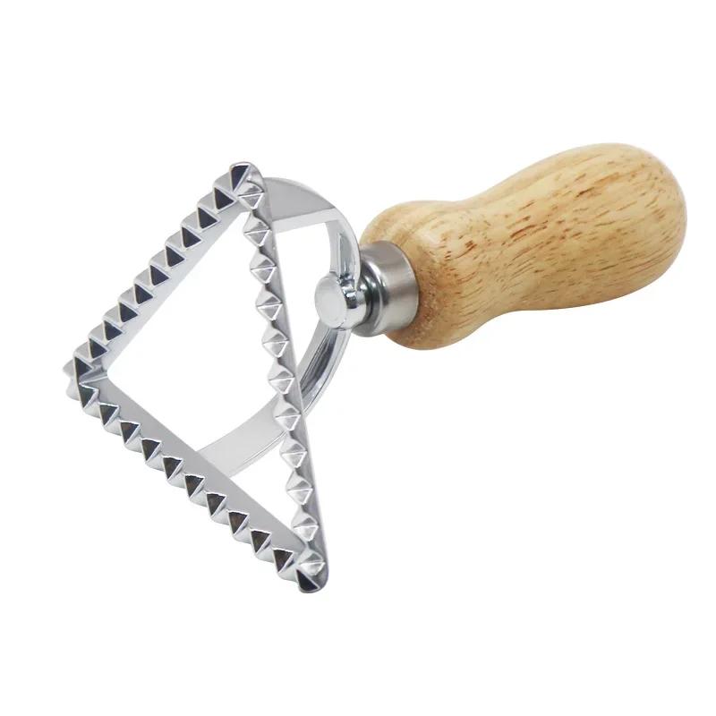 Baking Cookie Cutter Biscuit Maker Mold Pizza Cutting Wheel Tools MouldsAluminium Alloy Ravioli Pasta Tools Square Cutters