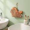 Super Absorbent Coral Fleece Towel Hanging Hand-Wiping Towel Lucky Horse Hand Towel  Kitchen
