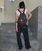 Yeomim Raw Layout Backpack (Leopard Charcoal)