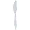 Niche Plus Individually Wrapped Disposable White Knives, 165mm, 100 Pieces