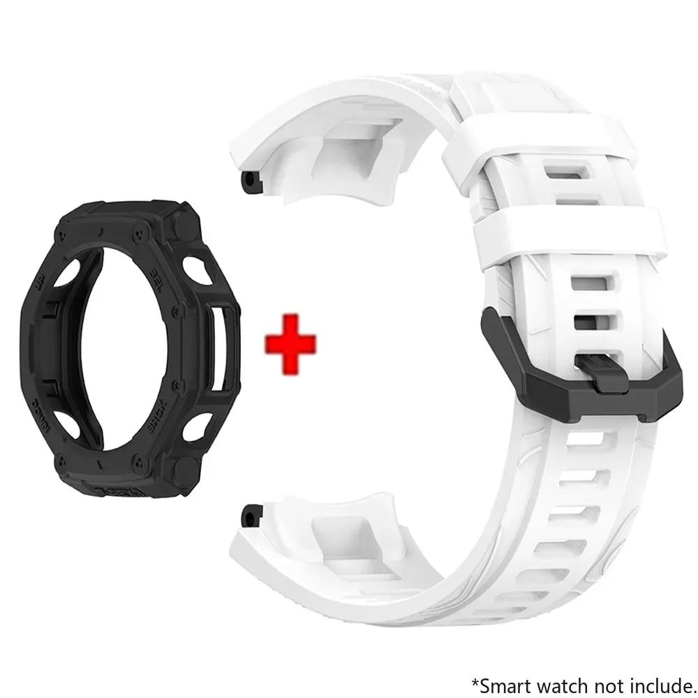 Silikonový řemínek a pouzdro pro chytré hodinky Huami Amazfit T-REX 3 Řemínek Náramek T-Rex3 Sportovní náramek Náramek na zápěstí S nástrojem