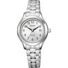 KM4-112-91 Solartech Women's Business Analog Arabic Numeral Date Second Hand Silver Sil...
