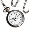 Steampunk Einzigartig Sekunden Kleines Zifferblatt Mechanische Taschenuhr Offenes Gehäuse Bronze Handaufzug Anhängeruhr Geburtstagsgeschenke