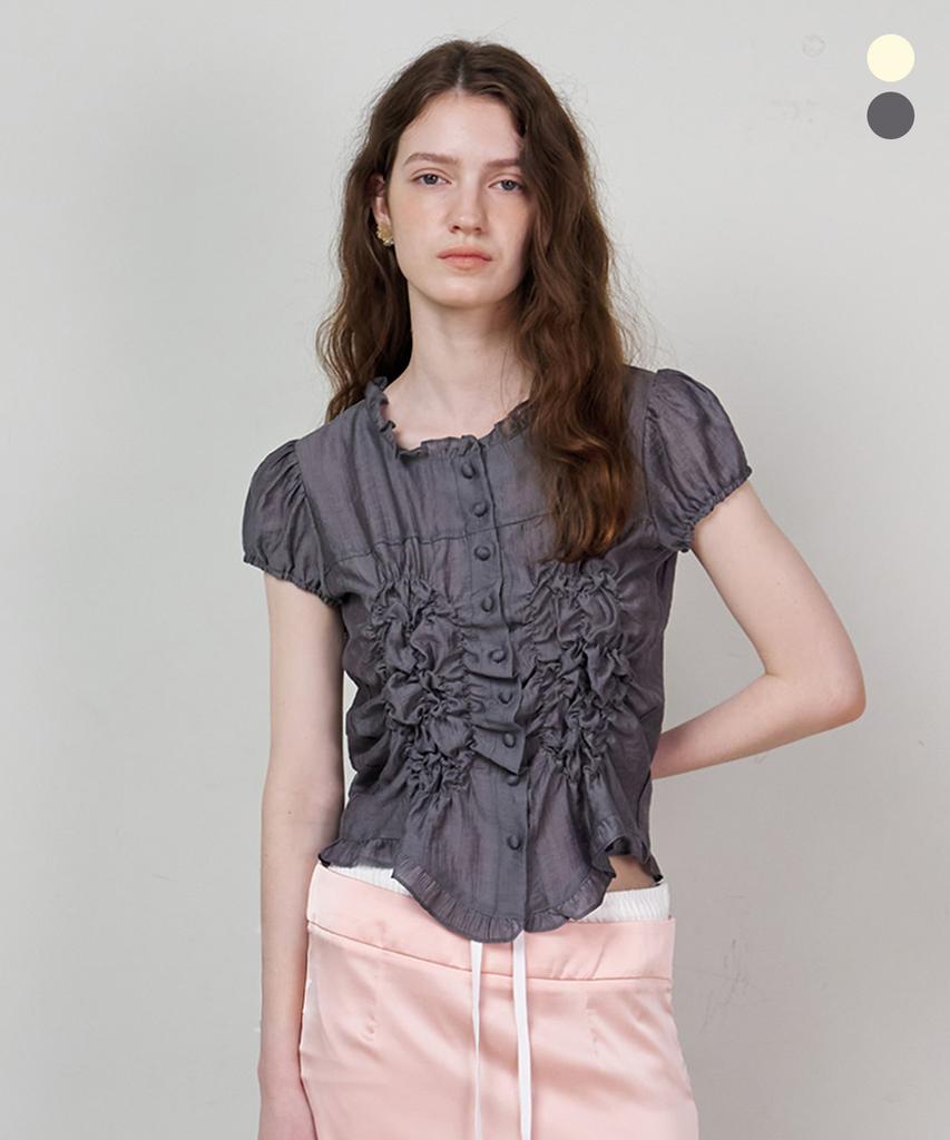 Seuleubi Luen Shirring Blouse_2 Color