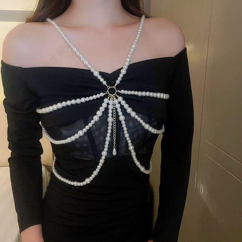 Vintage Mehrschichtige Perlenquaste Taillenkette - Vielseitige Körperkette für Damen