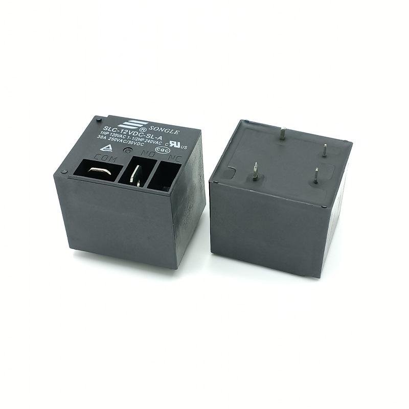Original Songle 12V Power Relay SLC-12VDC-SL-A, 30A, 4-Pin, Normally Open