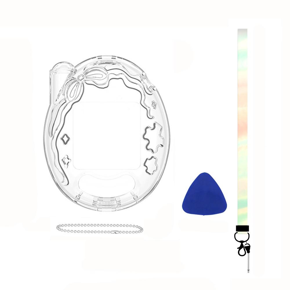 Transparent Hard Shell Crystal PC Clear Cover for Tamagotchi Connection Game Console Accessories