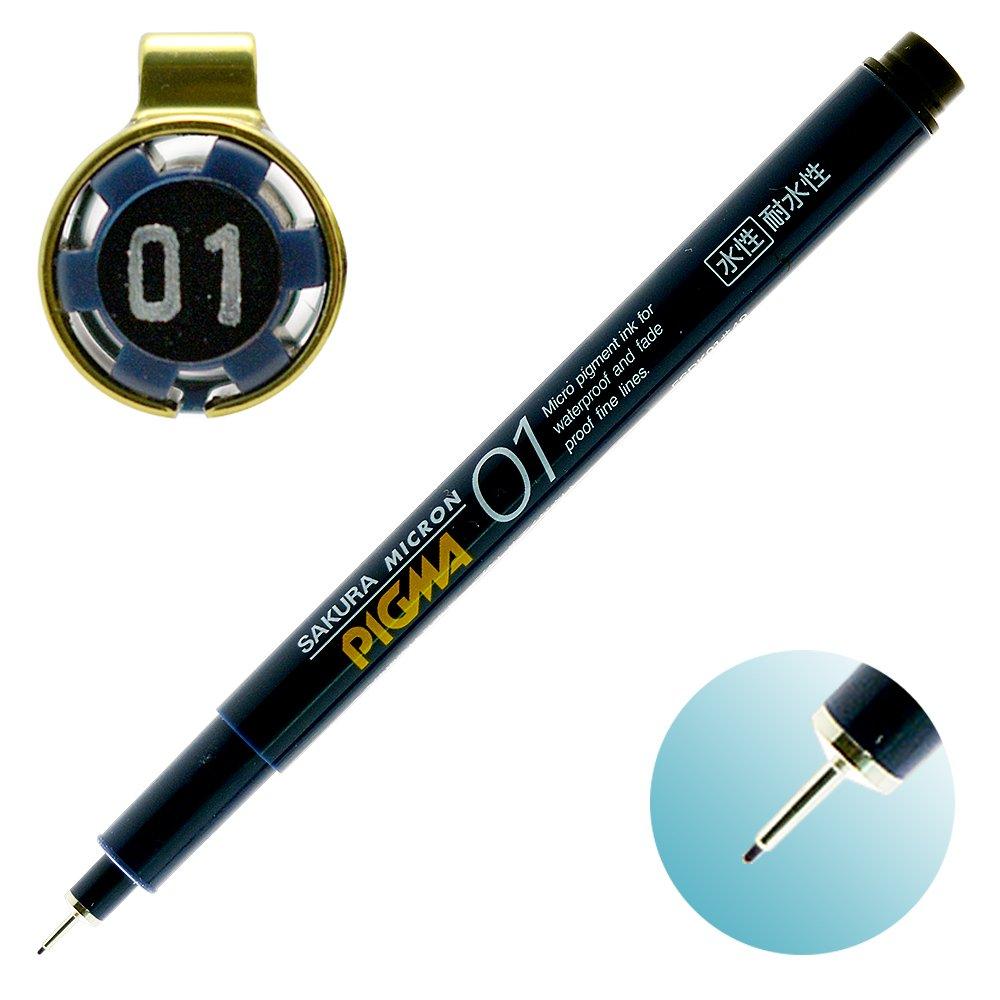Sakura Black Cray-Pas Water-Based Marker, Pigma, 0.1mm, ESDK01-SP#49,