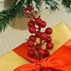 Christmas Red Artificial Berry Stems 15 Head Holly Berries Branches DIY Wreath Garland Xmas Tree Decoration Crafts Home Decors