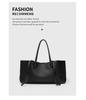 Za 2025 Women's High-End Woven Tote Bag: Fashionable Large-Capacity Handbag & Shoulder Shopping Bag