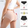 1pcs Women's High Waisted Plus Size Seamless Underwear, Fashionable Breathable Quick Drying Ice Silk Underwear, High-quality and Comfortable Underwear