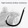 8pcs Sets Fishing Hooks with Barbed Fishing Hooks High-strength Tungsten Steel Hooks Fishing Gear