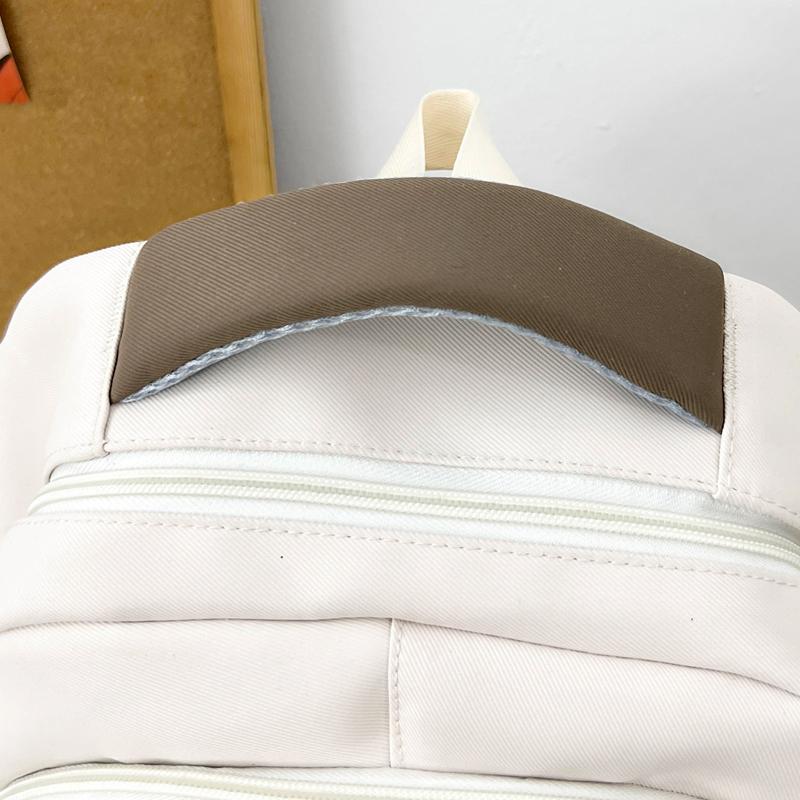 Cartoon Student Schoolbag Women's Contrast Backpack