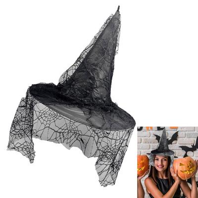 Pălărie de vrăjitoare de Halloween pentru copii adulți Recuzită costum cosplay petrecere de Halloween Pălărie de vrăjitoare înfricoșătoare pentru petrecere de Halloween