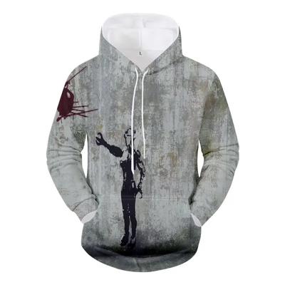 New Autumn Popular Casual Sweater 3D Digital Printing Hoodie Foreign Style Autumn and Winter Trendy Men's Jumper Hip Hop