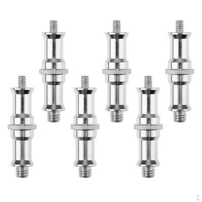 6pcs 1/4 "to 3/8" Tripod Adapter Monopod Spigot Screw Thread