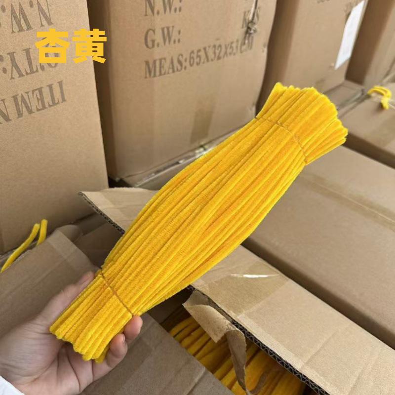 Chenille Stems [Zinc Art] Macaron Wool Strips for DIY Children's Toy and Bouquet Crafts.