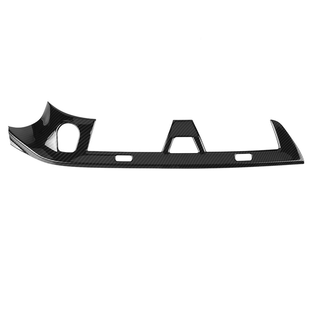 Carbon Fiber Style Car Console Air Condition Outlet Vent Cover for BMW 5 Series G30 2017 2018