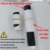 NADH5 5Pcs Car Emblem Threshold Door Sill Protector Anti Scratch For Skoda Octavia Kodiaq Fabia Superb Yeti Rapid  Kamiq Karoq Derivat