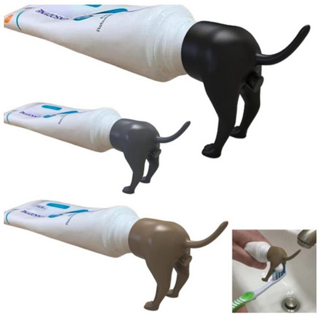 Komik Kaka Yapan Köpek Poposu Diş Macunu Üstü Yaratıcı Diş Macunu Dağıtıcı Kapağı