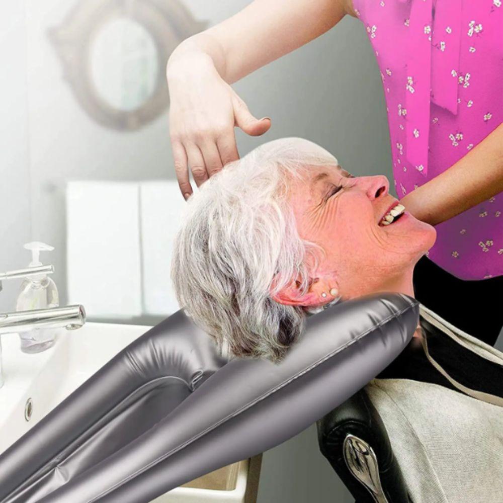 PVC Material Inflatable Shampoo Basin Quickly Inflate PVC Basin Shampoo Pad  Elderly People