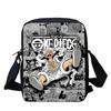 Cartoon One Piece School Crossbody Bag, Light Weight Unisex  Sling Bag for Boys Girls Age 6-10 Daily Outdoor Travel Casual Pack