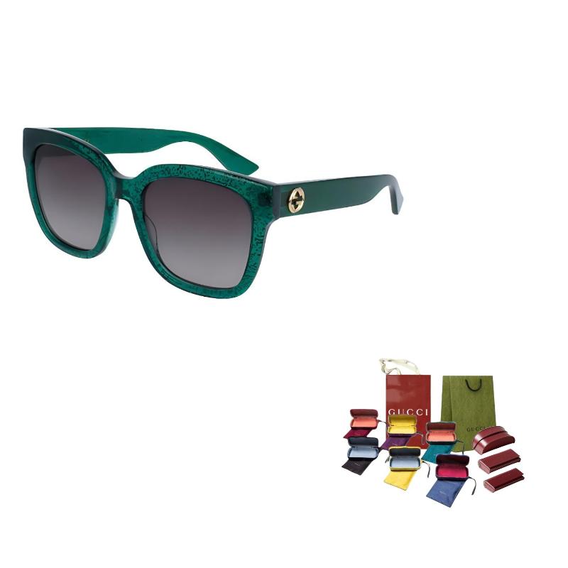 GUCCI Eyewear Double G Square frame Sunglasses (Unisex) Sunglasses GG0034S