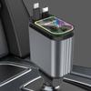 Car Charger Car Super Fast Charge Flash Charging, Telescopic Cable 4 In 1 Retractable Car Charging Cigarette Lighter Adapter