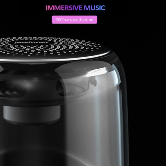 C7 Portable Wireless Stereo Bass Bluetooth-compatible Speaker Colorful LED Light Sound Box