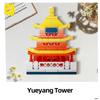 Famous China Refrigerator Magnet Building Block Sticker Toy Yellow Crane Tower Urban History Halloween Easter Christmas Child