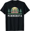 Minnesota Mn Retro Vintage Gift Men Women T-Shirt