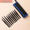 Black Stainless Steel Antistatic Precision Tweezers for Eyelash Extensions and Bird's Nest Plucking.
