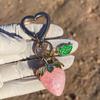 Sweet Strawberry Colorful Phone Chain Handmade Keyring Bag Pendant For Women Gifts