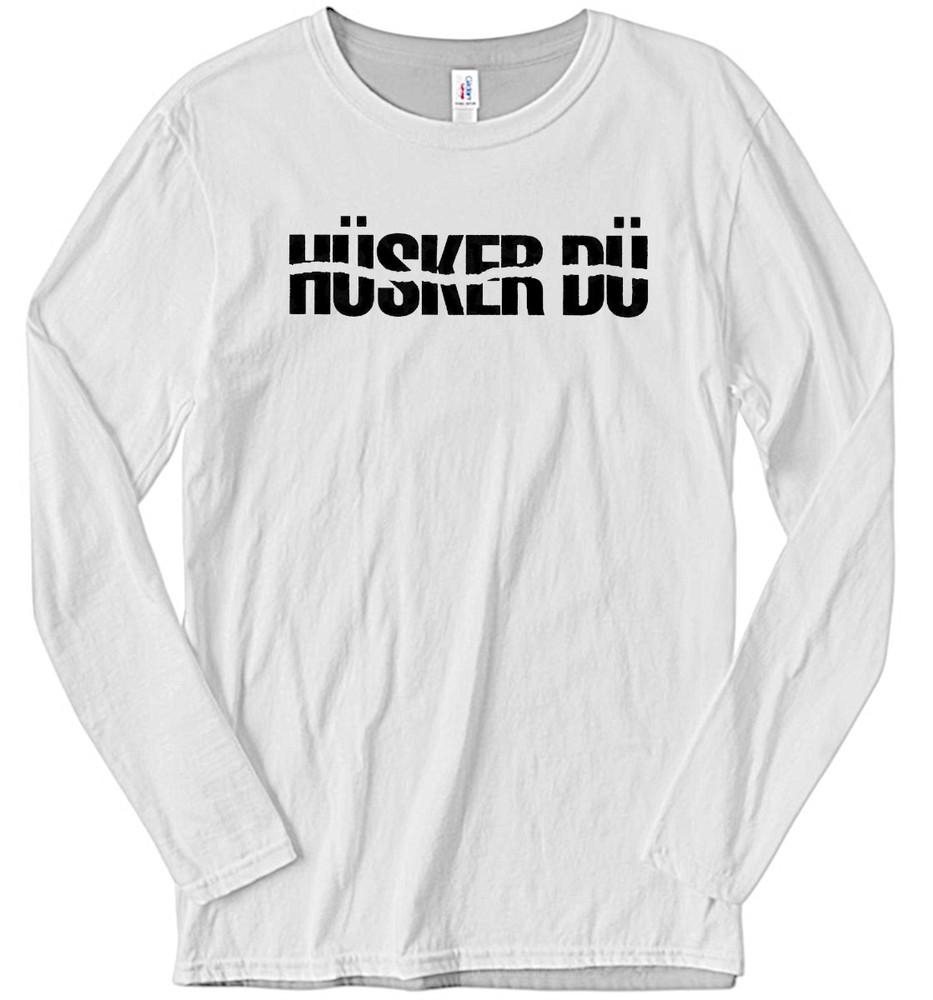 Husker Du Tshirt 80s Punk Hardcore Alternative Band Tee Indie Unisex Black Flag