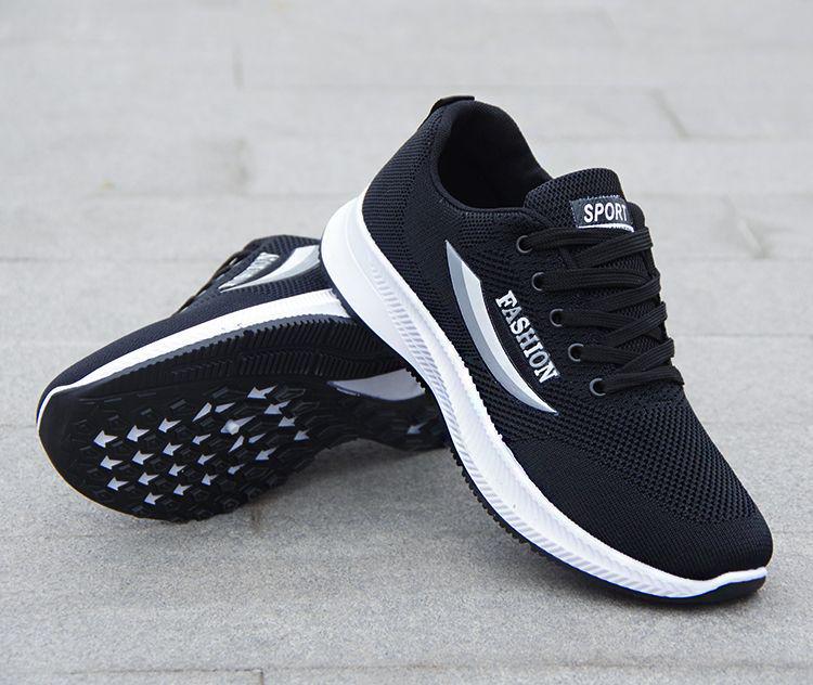 Pantofi de pânză casual de primăvară pentru bărbați - pantofi de mers cu fundul moale, antiderapante, pentru tații de vârstă mijlocie și în vârstă