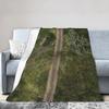Comfortable Grass Battlemat Blankets Warm Soft Comfortable Plush Throw Blanket For Kids Home Decor Flannel Bedspread Bed Cover