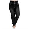 Fashion Women's Big Size Sexy Button Casual Party Shorts Jeans With Pockets